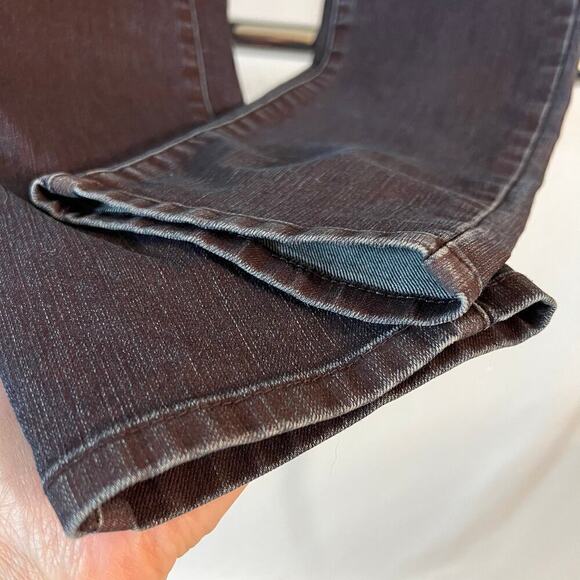 Prana NEW Womens Skinny Jeans sz 6/28 Low Rise Denim Pants Peacock Coloring Gray - Picture 5 of 7